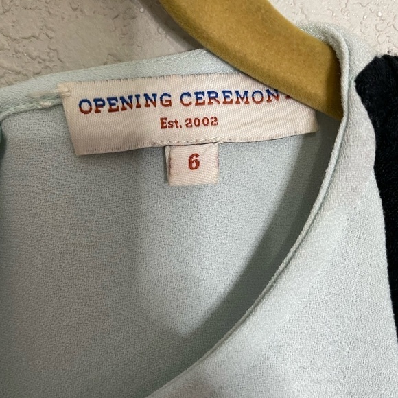 Opening Ceremony Colorblock Mixed Media Dress 6 - Picture 2 of 6